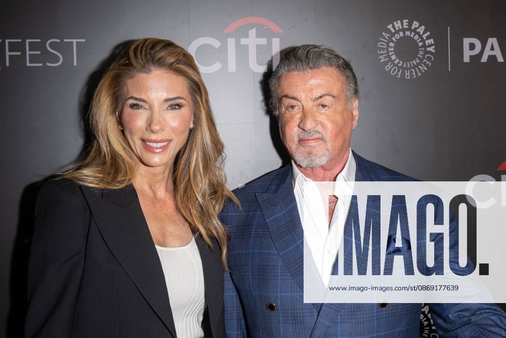 (L-R) Jennifer Flavin and Sylvester Stallone attend.screening of Tulsa King during PaleyFest NY 2026 at The Paley Museum on October 10, 2026 in New York City. New York United States - ZUMAs197 20261010_aaa_s197_662