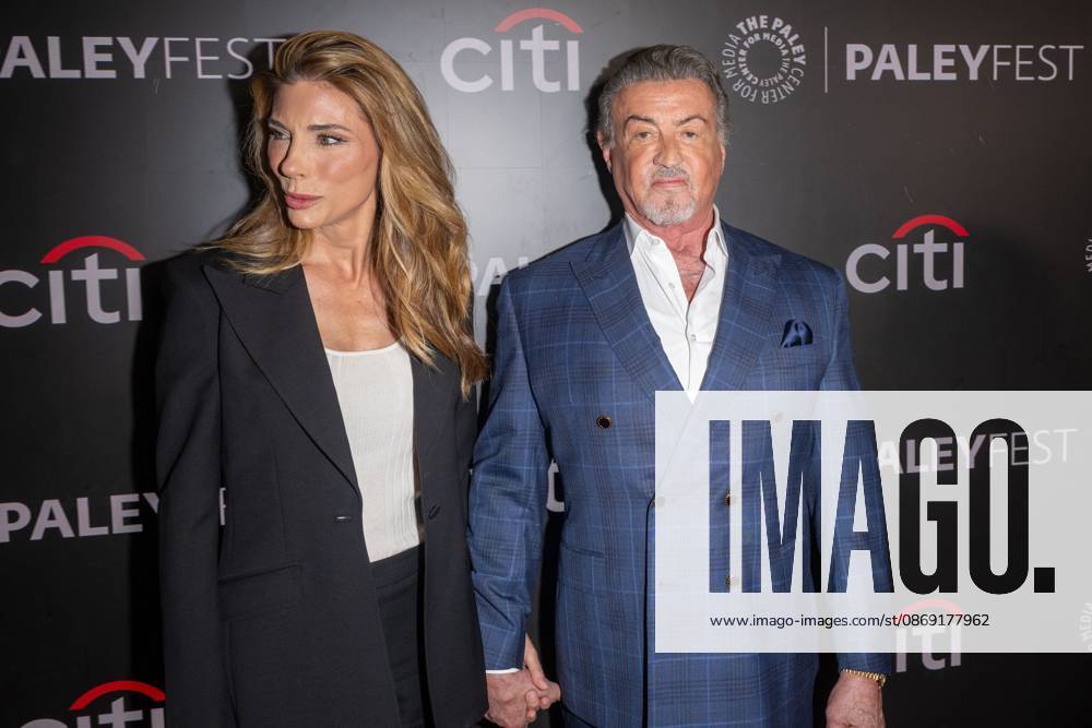 (L-R) Jennifer Flavin and Sylvester Stallone attend.screening of Tulsa King during PaleyFest NY 2026 at The Paley Museum on October 10, 2026 in New York City. New York United States - ZUMAs197 20261010_aaa_s197_686