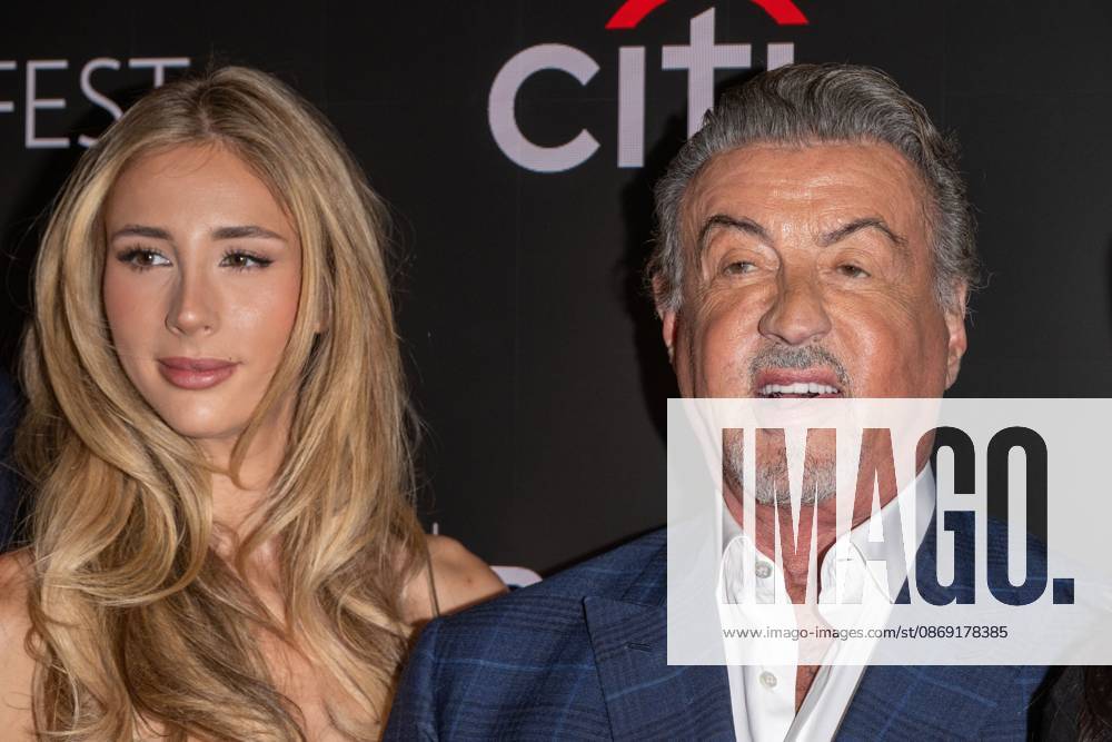 (L-R) Scarlet Rose Stallone and Sylvester Stallone attend.screening of Tulsa King during PaleyFest NY 2026 at The Paley Museum on October 10, 2026 in New York City. New York United States - ZUMAs197 20261010_aaa_s197_717