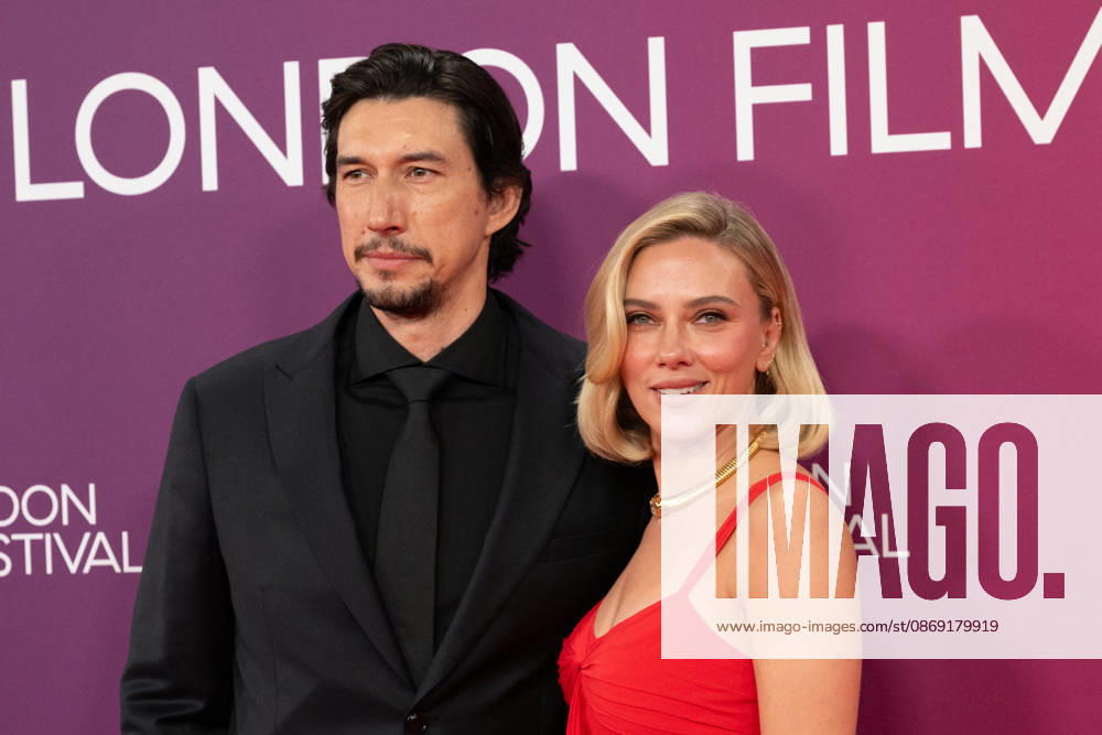 Adam Driver and Scarlett Johansson attends Paper Tiger Gala during the BFI London Film Festival, at the Royal Festival Hall in London, England. UK. Saturday 10th October 2026