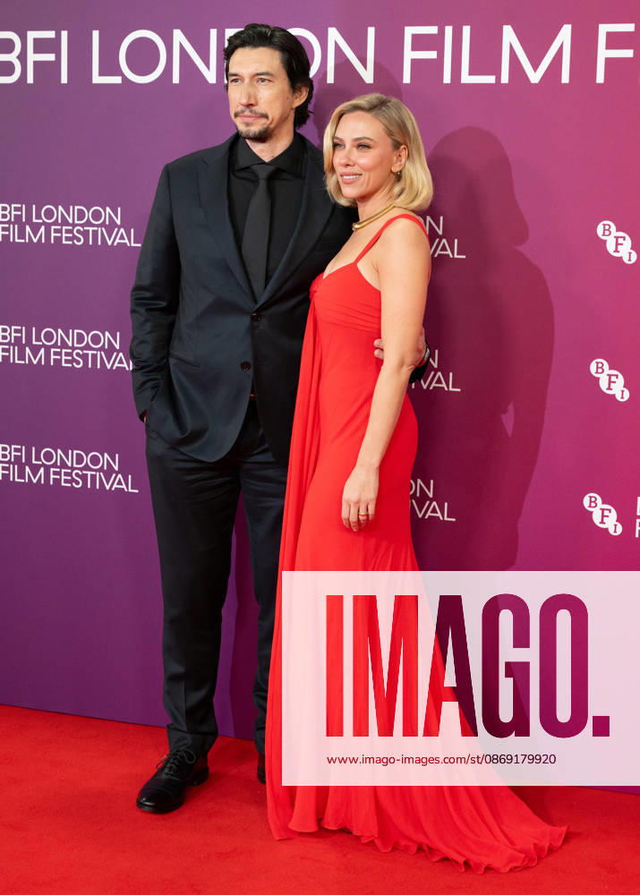 Adam Driver and Scarlett Johansson attends Paper Tiger Gala during the BFI London Film Festival, at the Royal Festival Hall in London, England. UK. Saturday 10th October 2026