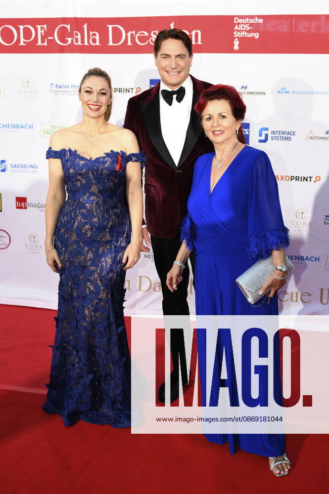 Ruth Moschner, Benjamin Bieneck und Viola Klein bei der 18. Hope Gala 2026 im Schauspielhaus. Dresden