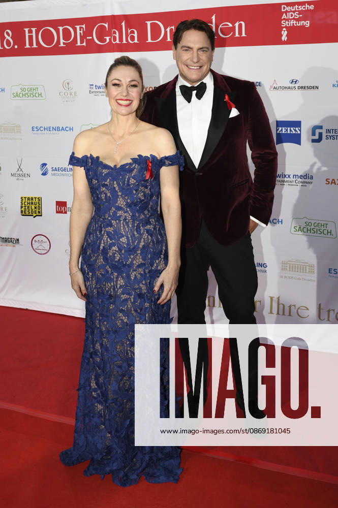 Ruth Moschner und Benjamin Bieneck bei der 18. Hope Gala 2026 im Schauspielhaus. Dresden