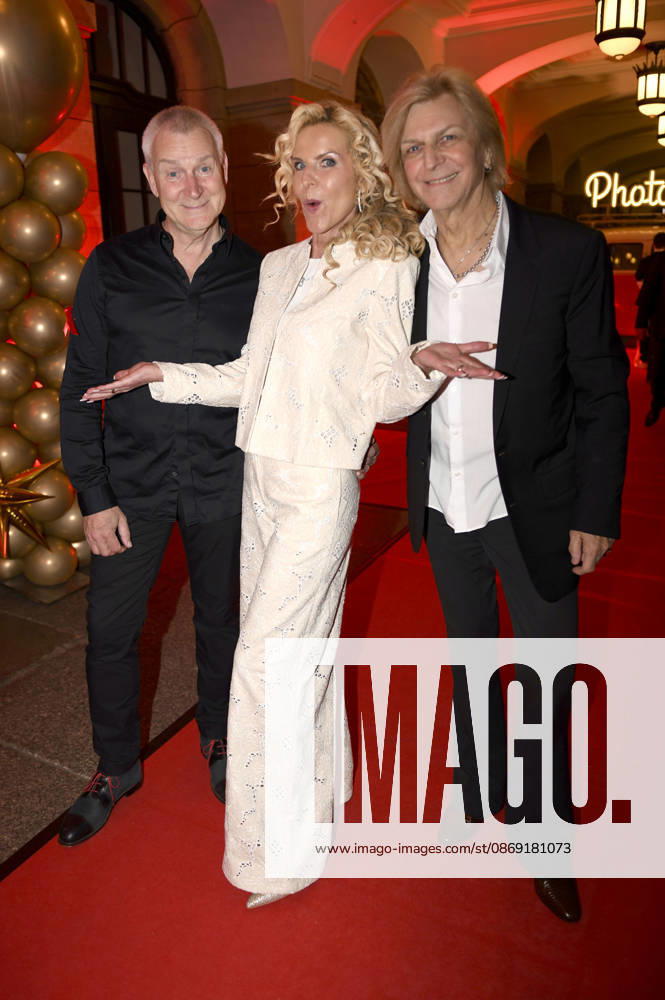Dirk Michaelis, Victoria Herrmann und Ritchie Barton bei der 18. Hope Gala 2026 im Schauspielhaus. Dresden
