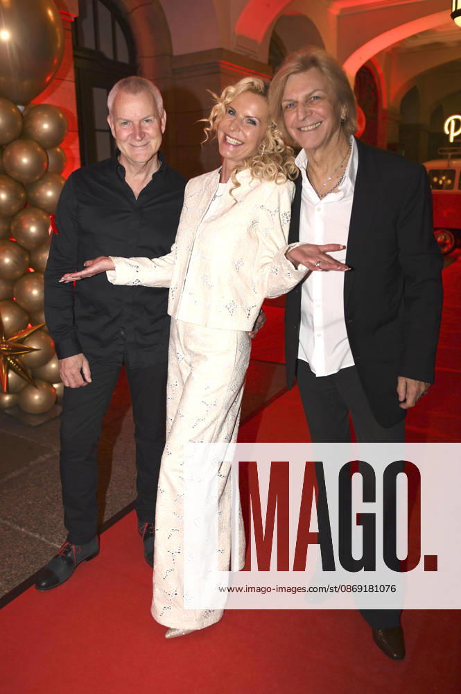 Dirk Michaelis, Victoria Herrmann und Ritchie Barton bei der 18. Hope Gala 2026 im Schauspielhaus. Dresden