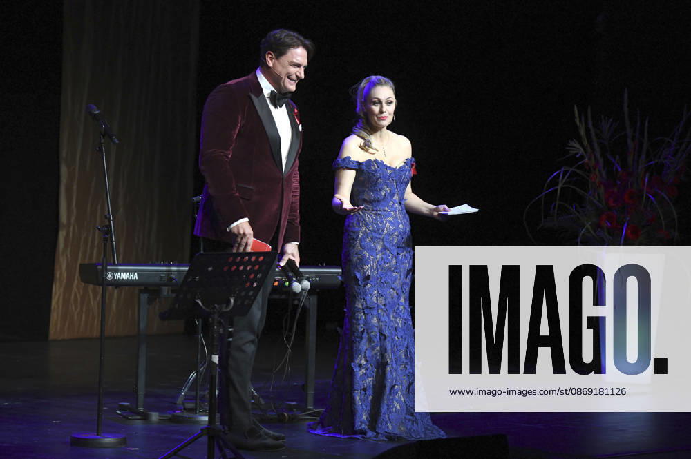 Benjamin Bieneck und Ruth Moschner bei der 18. Hope Gala 2026 im Schauspielhaus. Dresden
