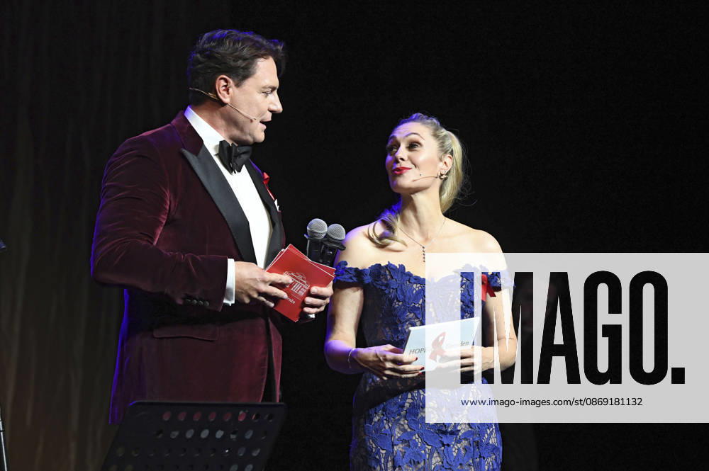 Benjamin Bieneck und Ruth Moschner bei der 18. Hope Gala 2026 im Schauspielhaus. Dresden
