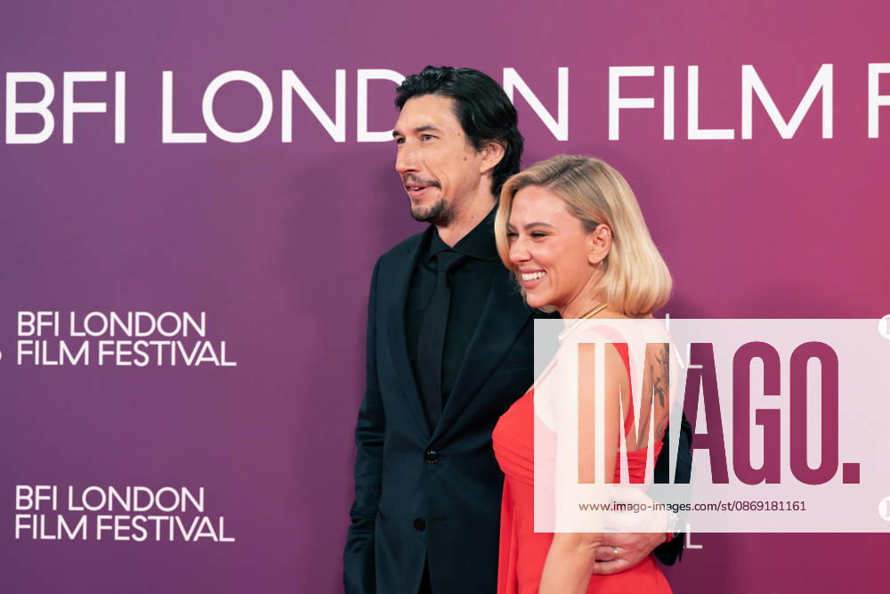 Adam Driver and Scarlett Johansson attend the premiere of Paper Tiger during the 70th BFI London Film Festival at the Royal Festival Hall. London United Kingdom - ZUMAs197 20261010_aaa_s197_793