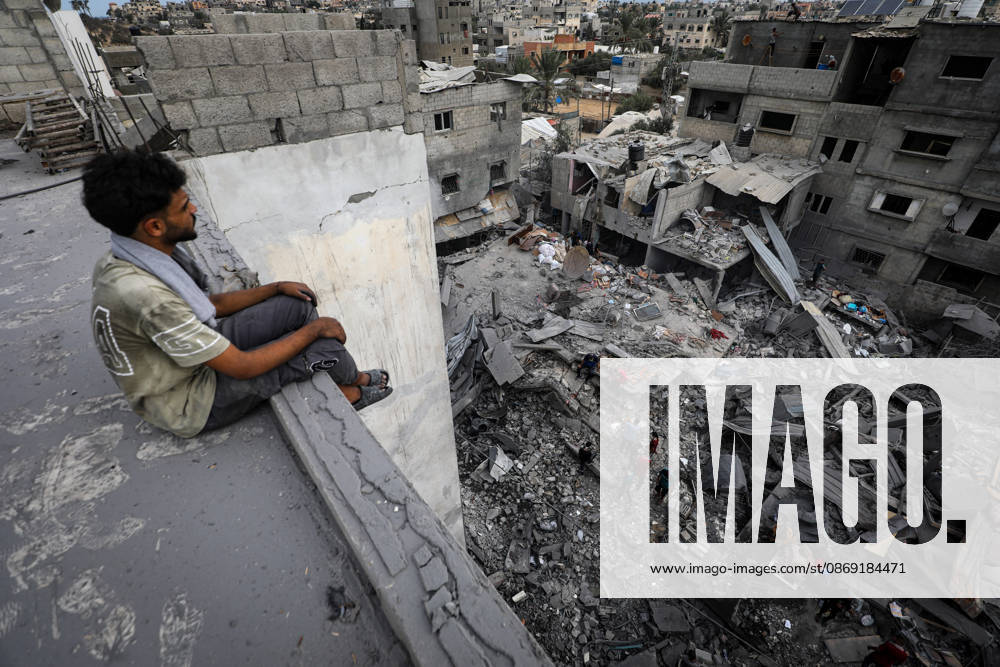 Palestinians Inspect Damage After Strike in Al-Zawayda Palestinians inspect their belongings amid the rubble of damaged residential buildings after an Israeli airstrike targeted a residential block in Al-Zawayda, in the central Gaza Strip, on October 11, 2026. Photo by Moiz Salhi apaimages Nusairat Gaza Strip Palestinian Territory 111026_Al-Zawayda_MS_00(18)