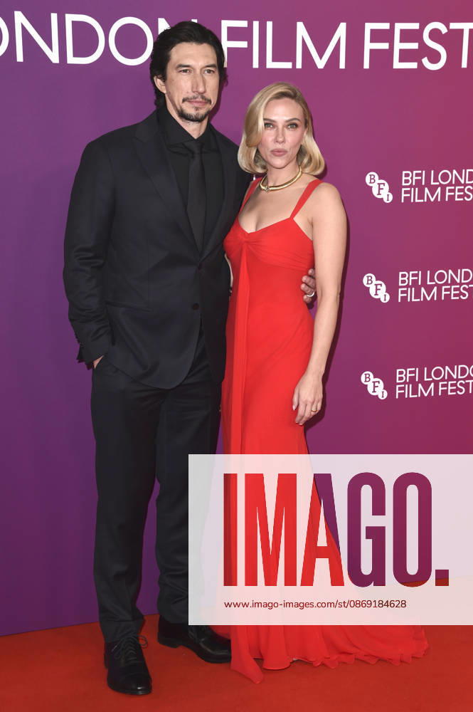 Adam Driver und Scarlett Johansson bei der Premiere des Kinofilms Paper Tiger auf dem 70. BFI London Film Festival 2026 in der Royal Festival Hall. London