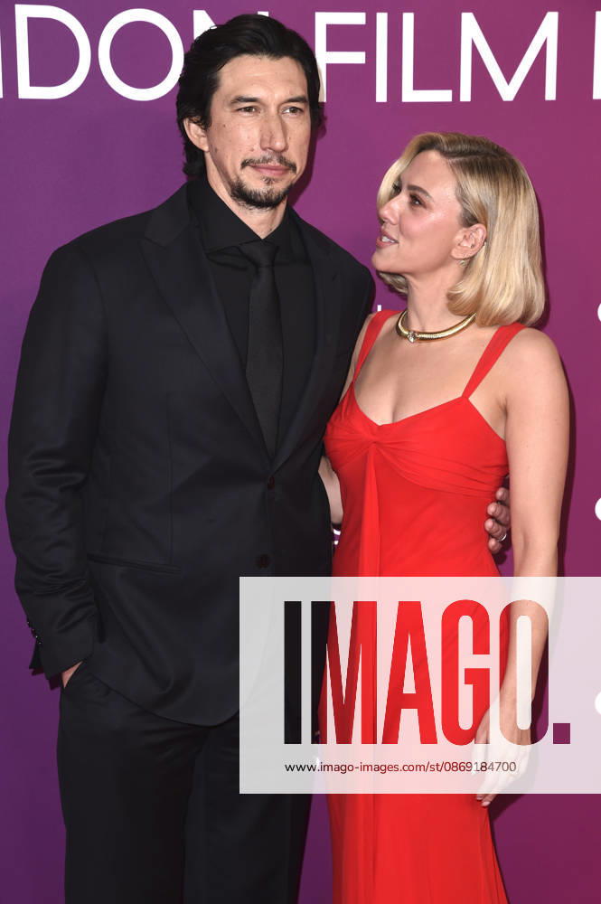 Adam Driver und Scarlett Johansson bei der Premiere des Kinofilms Paper Tiger auf dem 70. BFI London Film Festival 2026 in der Royal Festival Hall. London