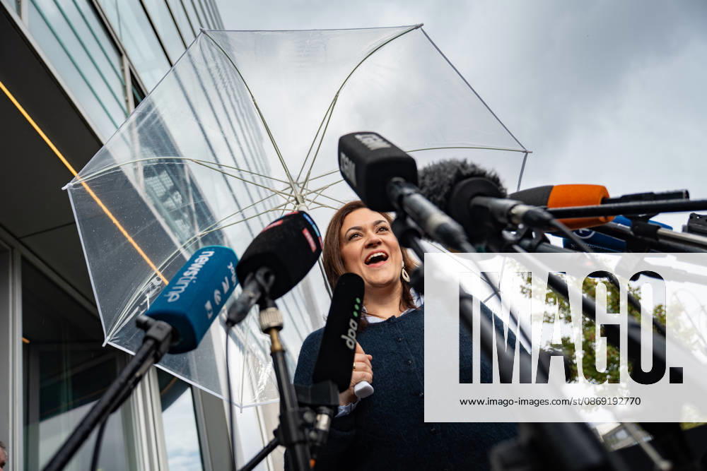 Die CDU-Generalsekretärin Franziska Hoppermann gibt zu Beginn der Klausurtagung ein Pressestatement ab;Präsidiumsklausurtagung der CDU Deutschlands in Berlin, Oktober 2026, Berlin Berlin Deutschland Konrad-Adenauer-Haus