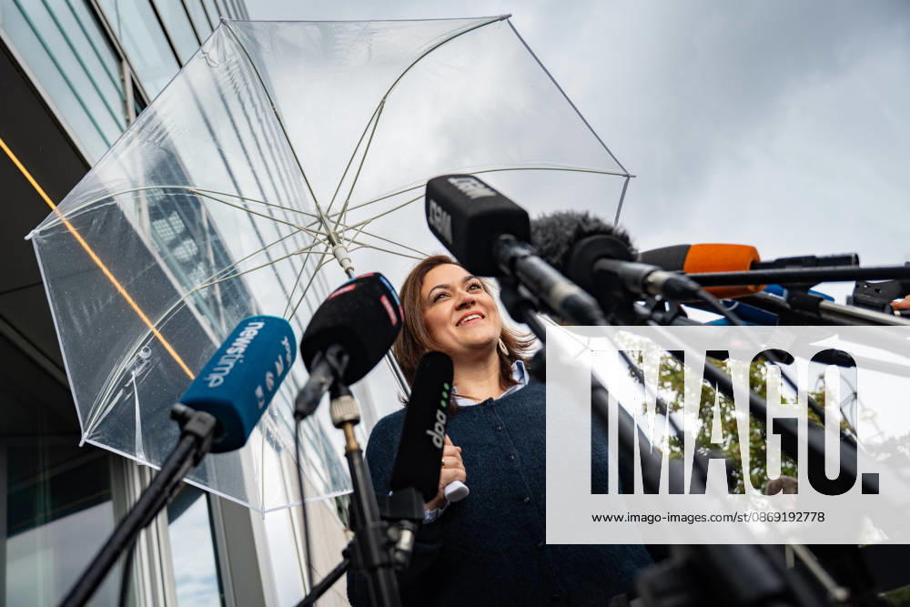Die CDU-Generalsekretärin Franziska Hoppermann gibt zu Beginn der Klausurtagung ein Pressestatement ab;Präsidiumsklausurtagung der CDU Deutschlands in Berlin, Oktober 2026, Berlin Berlin Deutschland Konrad-Adenauer-Haus