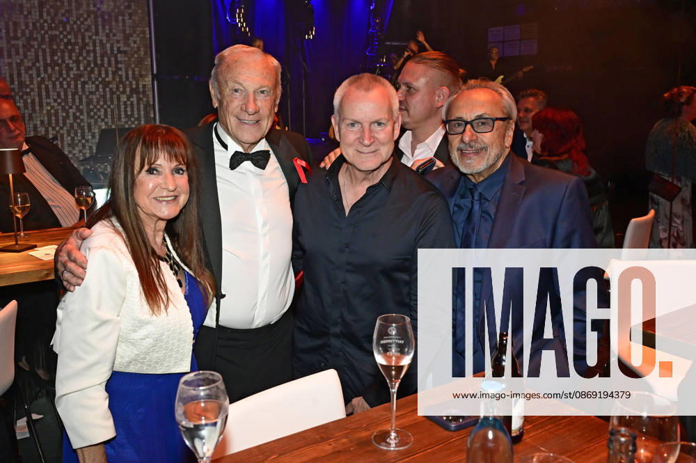 Christine Stumph, Eduard Geyer, Dirk Michaelis und Wolfgang Stumph bei der 18. Hope Gala 2026 im Schauspielhaus. Dresden