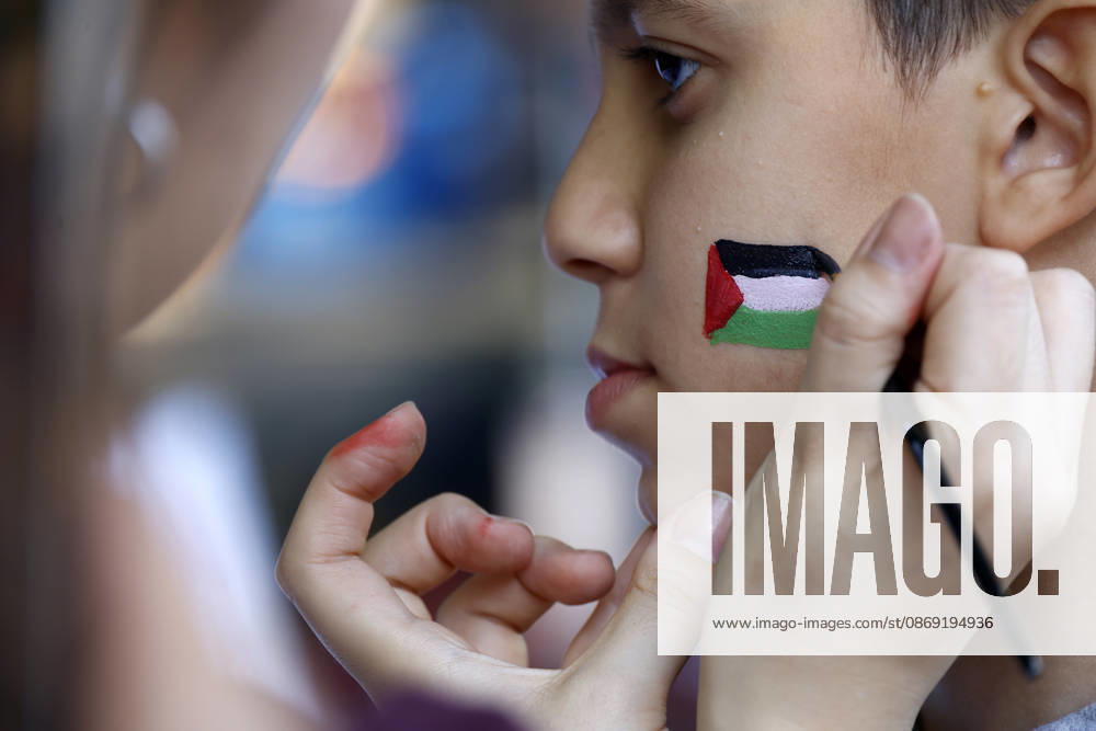 Protest condemning Gaza conflict in Seoul A person gets a Palestinian flag painted on their face prior to a protest against Israel s attacks in the Gaza Strip, in Seoul, South Korea, on October 11, 2026 . The rally was held aa part of the Global Action for Palestine, a coordinated international mobilization held on October 10 11 marking three years since the 2023 Hamas attacks and the ensuing war. Seoul South Korea