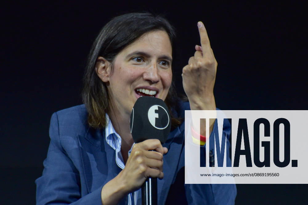 Partito Democratico Secretary Elly Schlein speaks during the panel Faccia a Faccia con i politici at the Rumore Festival 2026 at Acquario Romano in Rome on October 11, 2026. Rome Italy - ZUMAn299 20261011_zip_n299_020