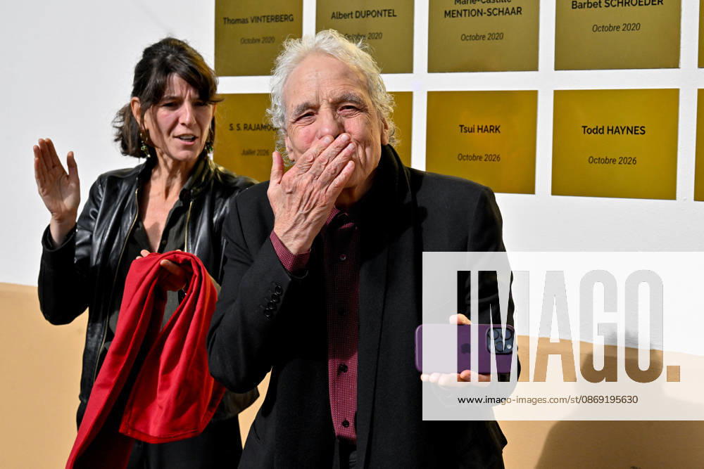 18th Lumiere Festival Bad Lieutenant Screening Abel Ferrara unveiling a commemorative plate in his honor on the Film Makers Wall after the screening of the movie Bad Lieutenant during the 18th Lyon Lumiere Film Festival in Lyon, France on 11 October 2026. Photo by Julien Reynaud APS-Medias ABACAPRESS.COM Lyon France