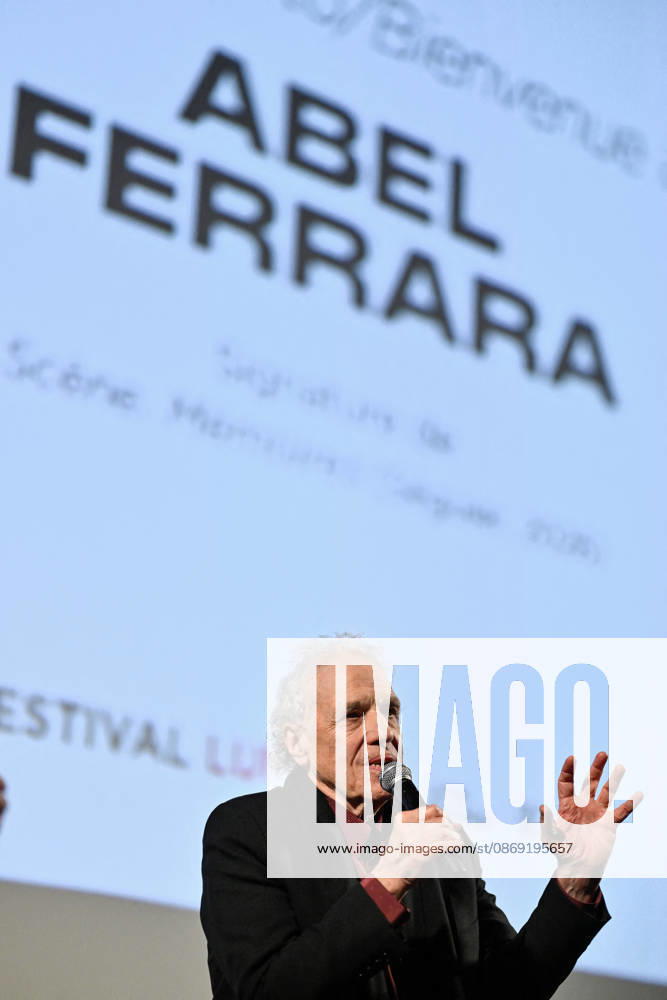 18th Lumiere Festival Bad Lieutenant Screening Abel Ferrara attending the screening of the movie Bad Lieutenant during the 18th Lyon Lumiere Film Festival in Lyon, France on 11 October 2026. Photo by Julien Reynaud APS-Medias ABACAPRESS.COM Lyon France