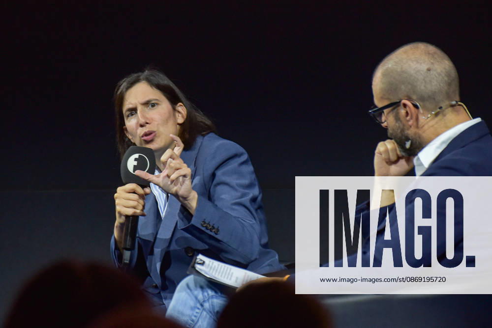 Partito Democratico Secretary Elly Schlein speaks during the panel Faccia a Faccia con i politici at the Rumore Festival 2026 at Acquario Romano in Rome on October 11, 2026. Rome Italy - ZUMAn299 20261011_zip_n299_040