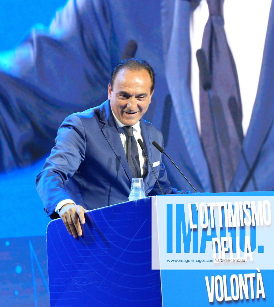 IPA89549639 - Milan, October 11, 2026, Forza Italia Event: The Optimism of Will at the East End Studios on Via Mecenate with Alberto Cirio