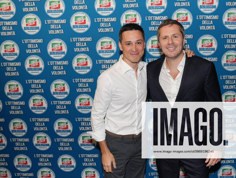 IPA89549648 - Milan, October 11, 2026, Forza Italia Event: L’ottimismo della Volontà at the East End Studios on Via Mecenate, featuring Stefano Benigni and Matteo Perego