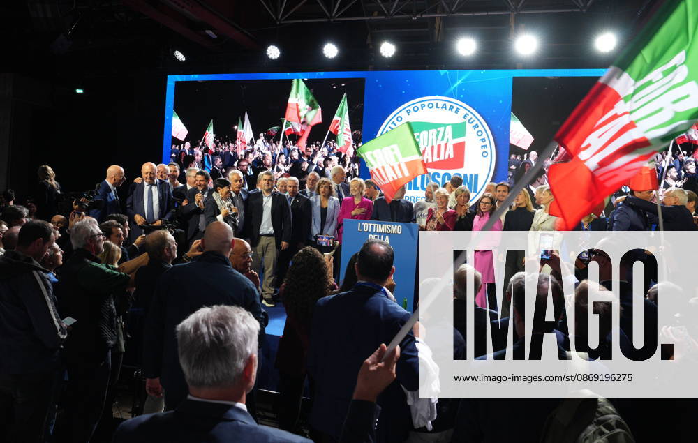 IPA89549822 - Milan, October 11, 2026, Forza Italia Event: The Optimism of Will at the East End Studios on Via Mecenate with Antonio Tajani