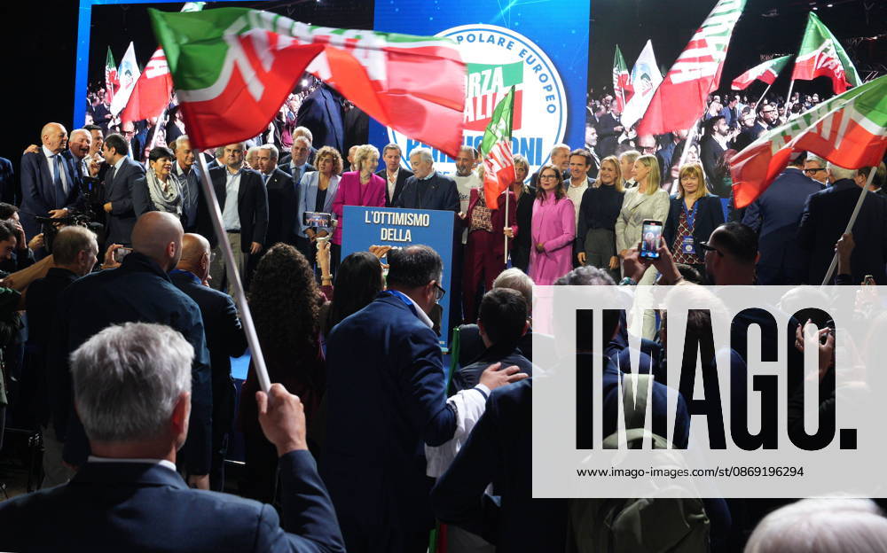 IPA89549818 - Milan, October 11, 2026, Forza Italia Event: The Optimism of Will at the East End Studios on Via Mecenate with Antonio Tajani