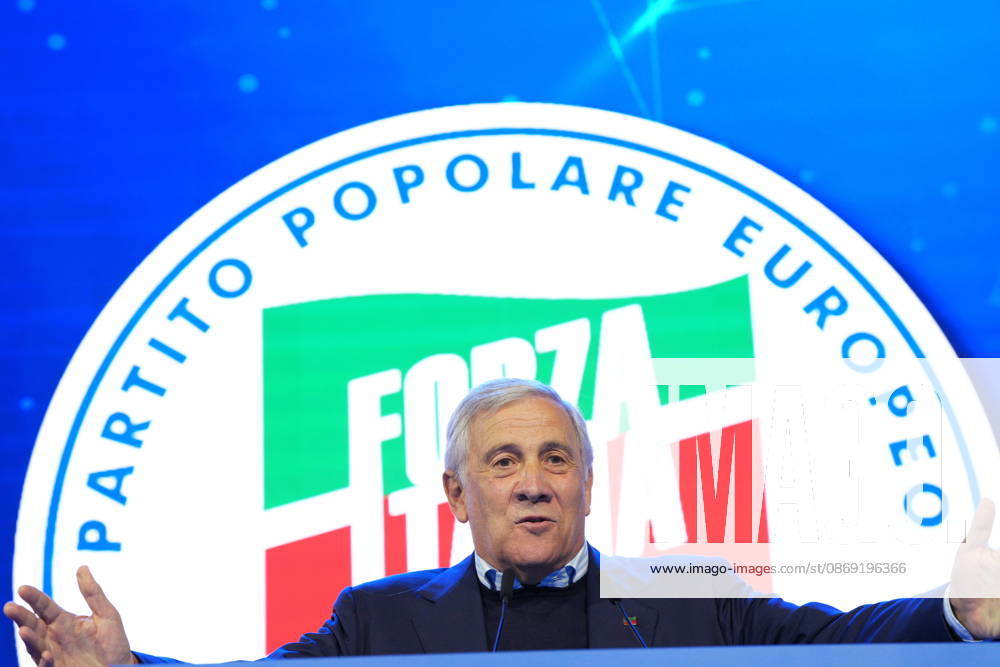IPA89549755 - Milan, October 11, 2026, Forza Italia Event: The Optimism of Will at the East End Studios on Via Mecenate with Antonio Tajani