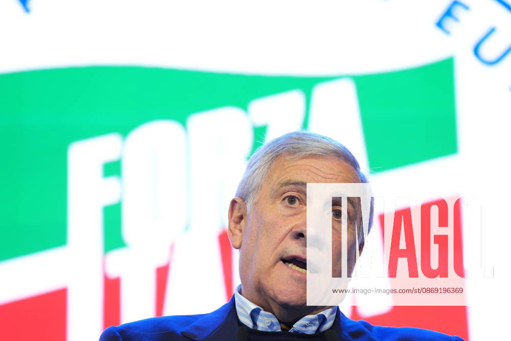 IPA89549758 - Milan, October 11, 2026, Forza Italia Event: The Optimism of Will at the East End Studios on Via Mecenate with Antonio Tajani