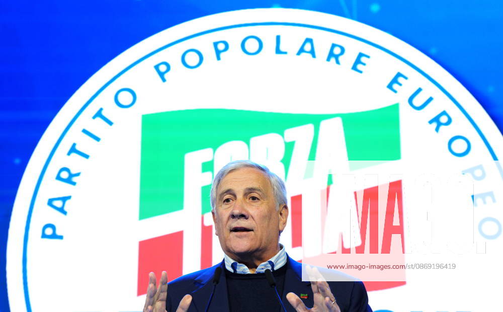 IPA89549729 - Milan, October 11, 2026, Forza Italia Event: The Optimism of Will at the East End Studios on Via Mecenate with Antonio Tajani
