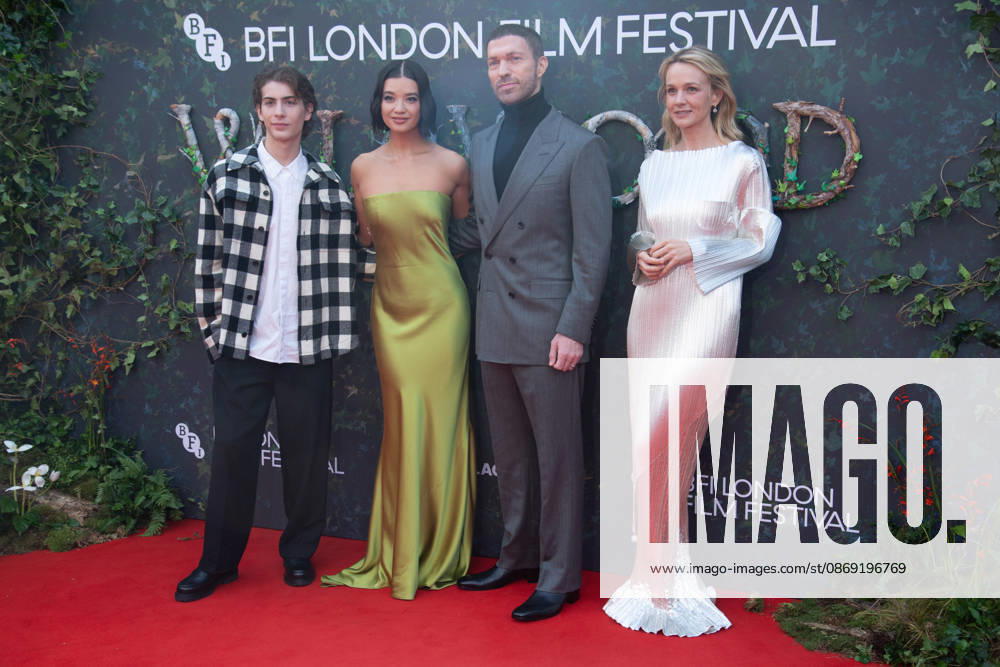 London Film Festival 2026 - Wildwood Festival Gala Arrivals at Royal Festival Hall, Southbank, London, UK - 11 October, 2026 (L-R) - Jacob Tremblay, Peyton Elizabeth Lee, Director Travis Knight and Carey Mulligan attends the Festival Gala of Wildwood at The 70th BFI London Film Festival at Royal Festival Hall, Southbank, London, England, UK on Sunday 11 October, 2026., Credit:Justin Ng Avalon UK, England, London, Royal Festival Hall, Southbank