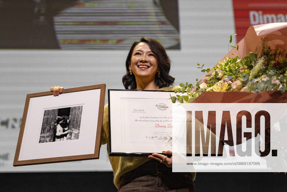 PEOPLE: Festival Lumiere - Lyon 11 10 2026 Zhang Ziyi receives the Lumiere Award, as well as a still from a film directed by the Lumiere brothers at the 18th Lumiere Film Festival Lumiere in Lyon (France) on October 11, 2026. Photo by Sandrine Thesillat PsNewZ