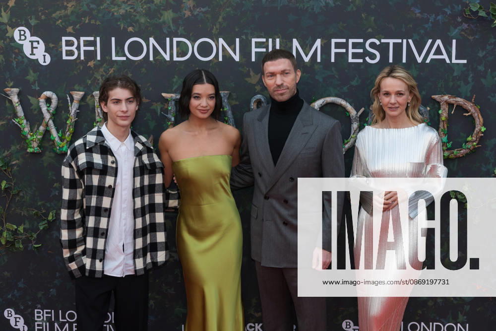 Wildwood Premiere at BFI London Film Festival LONDON, UNITED KINGDOM - OCTOBER 11: (L-R) Jacob Tremblay, Peyton Elizabeth Lee, Travis Knight and Carey Mulligan attend the premiere of Wildwood during the 70th BFI London Film Festival at the Royal Festival Hall in London, United Kingdom on October 11, 2026. Wiktor Szymanowicz Anadolu London United Kingdom. Editorial use only. Please get in touch for any other usage.