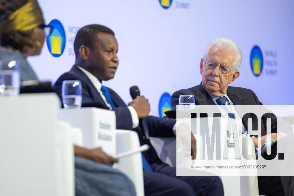 World Health Summit 2026 Weltgesundheitsgipfel. Deutschland, Berlin am 11. Oktober 2026: Der ehemalige italienische Ministerpräsident Prof. Dr. Mario Monti während einer Podiumsdiskussion zum Thema: Präsentation der Ergebnisse der Lancet-Kommission zu globalen Gesundheitsbedrohungen des 21. Jahrhunderts Ein neuer Rahmen für die Priorisierung von Maßnahmen in einer Welt vielfältiger Bedrohungen (Präsentation der Ergebnisse der Lancet-Kommission zu globalen Gesundheitsbedrohungen des 21. Jahrhunderts Ein neuer Rahmen für die Priorisierung von Maßnahmen in einer Welt vielfältiger Bedrohungen)
