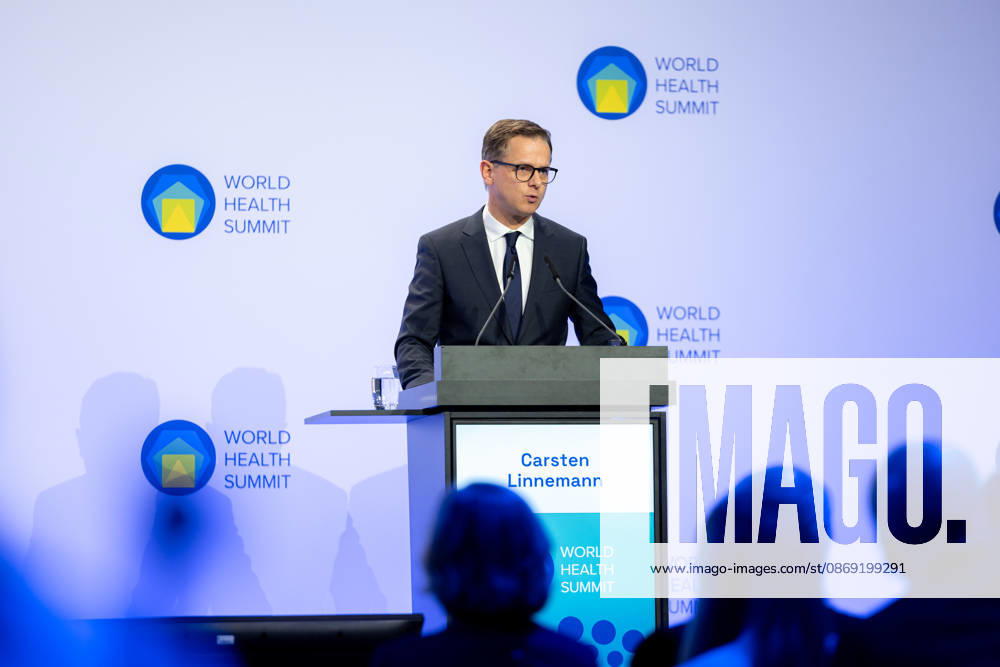 World Health Summit 2026 Weltgesundheitsgipfel. Deutschland, Berlin am 11. Oktober 2026: Gesundheitsminister Dr. Carsten Linnemann (CDU) hält eine Keynote-Rede auf dem World Health Summit.