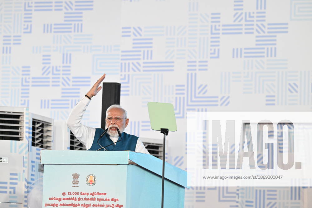 Indian Politics CHENNAI METRO PHASE-II INAUGURATION & JOINT RIDE CHENNAI, TAMIL NADU: Prime Minister Narendra Modi alongside Tamil Nadu Chief Minister C. Joseph Vijay waves to the gathering during the flagging-off ceremony of the Phase II network of the Chennai Metro Rail Project at the Porur Bypass Metro Rail Station on Sunday, October 11, 2026. PM Modi and CM Vijay subsequently undertook a joint metro ride from Porur Bypass Station to Poonamallee Bypass Station and back, marking the official opening of the ₹4,900-crore, 14.6-km Poonamallee Vadapalani elevated stretch. The high-profile event marked the first joint public appearance of the two leaders following Vijay s recent victory in the Tamil Nadu Assembly elections. Chennai INDIA