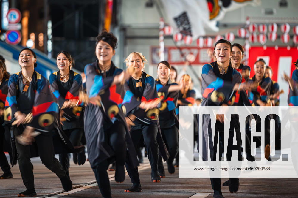 General view, October 11, 2026 - Dancers perform during the main festival of the 27th Tokyo Yosakoi Festival in Ikebukuro, Tokyo, Japan, on October 11, 2026. Held as part of Fukuro Matsuri, the annual dance festival brings together approximately 100 teams and 5,000 performers from across Japan, filling the streets with colorful costumes, synchronized choreography, and energetic yosakoi performances. aflo_355106725