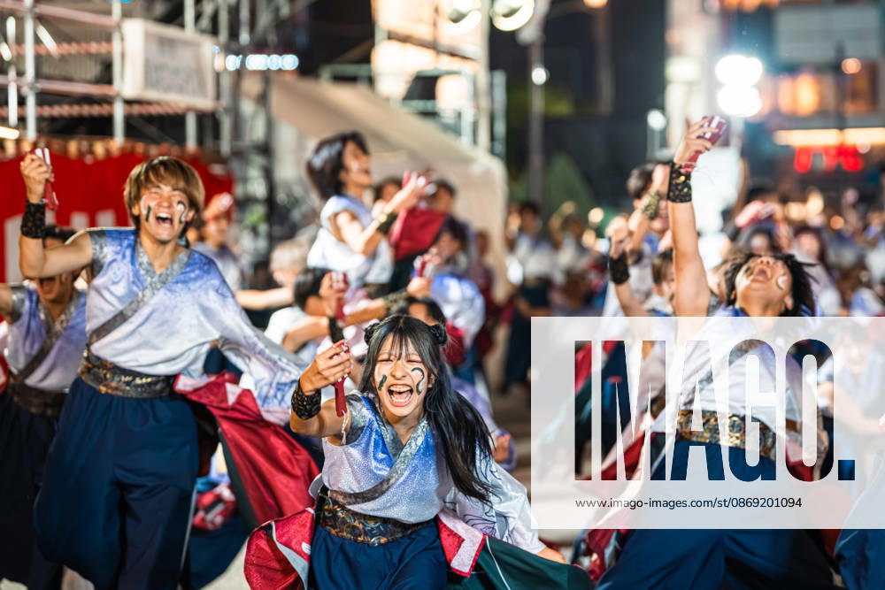 General view, October 11, 2026 - Dancers perform during the main festival of the 27th Tokyo Yosakoi Festival in Ikebukuro, Tokyo, Japan, on October 11, 2026. Held as part of Fukuro Matsuri, the annual dance festival brings together approximately 100 teams and 5,000 performers from across Japan, filling the streets with colorful costumes, synchronized choreography, and energetic yosakoi performances. aflo_355107190