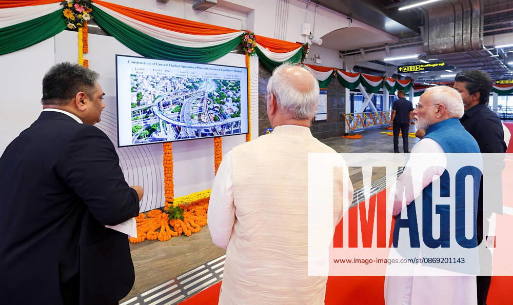 PM Modi inaugurates Poonamallee-Vadapalani stretch of Chennai Metro Phase-2 Chennai, Oct 11 (ANI): Prime Minister Narendra Modi and Tamil Nadu Chief Minister C. Joseph Vijay during the inauguration of the Poonamallee-Vadapalani stretch of Chennai Metro Phase-2, in Chennai on Sunday. (@narendramodi X ANI Photo) Chennai Tamil Nadu India