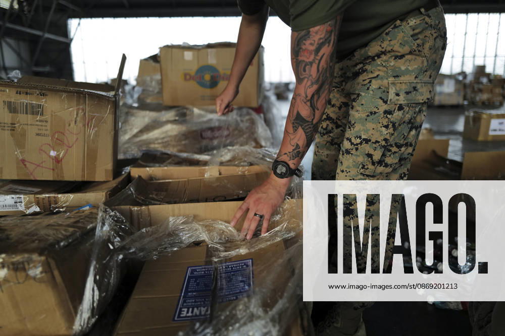 US military personnel organize humanitarian aid supplies in Panama PANAMA PACIFICO, PANAMA - OCTOBER 11: U.S. military personnel organize and sort humanitarian aid supplies at Panama Pacifico International Airport in Panama on October 11, 2026. The U.S. Southern Command is providing emergency assistance to communities affected by a 7.7-magnitude earthquake that struck Panama on Friday. Mauricio Valenzuela Anadolu Panama Pacifico Panama. Editorial use only. Please get in touch for any other usage.