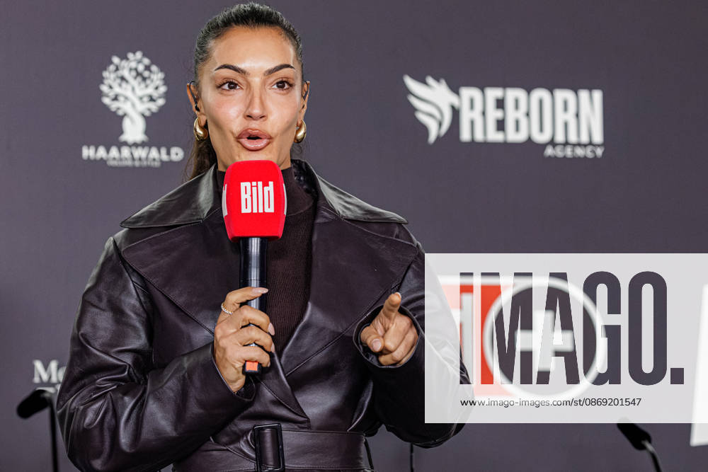 Essen. Valentina Maceri bei der Pressekonferenz zum Fame Fighting 4 Promiboxen. Essen Atlantic Hotel Nordrhein-Westfalen Deutschland