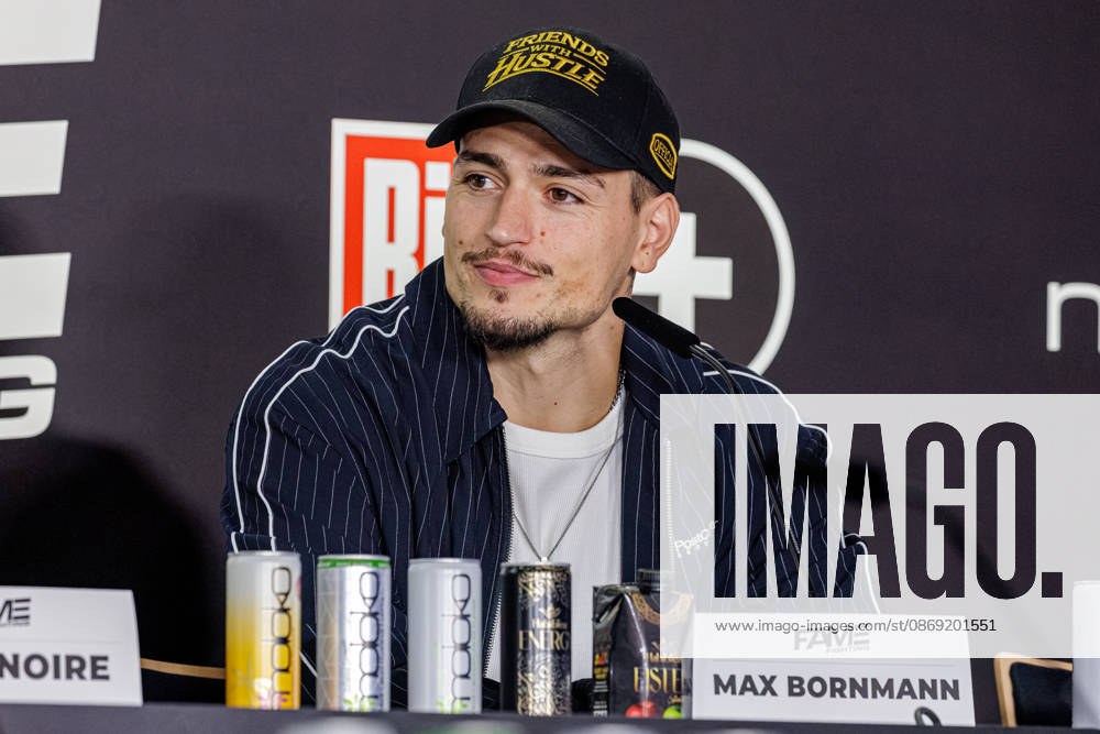 Essen. Max Bornmann bei der Pressekonferenz zum Fame Fighting 4 Promiboxen. Essen Atlantic Hotel Nordrhein-Westfalen Deutschland