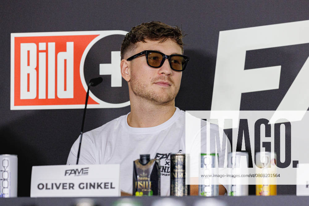 Essen. Oliver Ginkel bei der Pressekonferenz zum Fame Fighting 4 Promiboxen. Essen Atlantic Hotel Nordrhein-Westfalen Deutschland