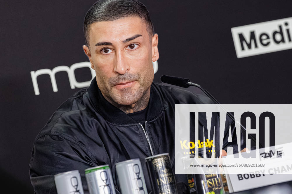 Essen. Bobby Chambers bei der Pressekonferenz zum Fame Fighting 4 Promiboxen. Essen Atlantic Hotel Nordrhein-Westfalen Deutschland
