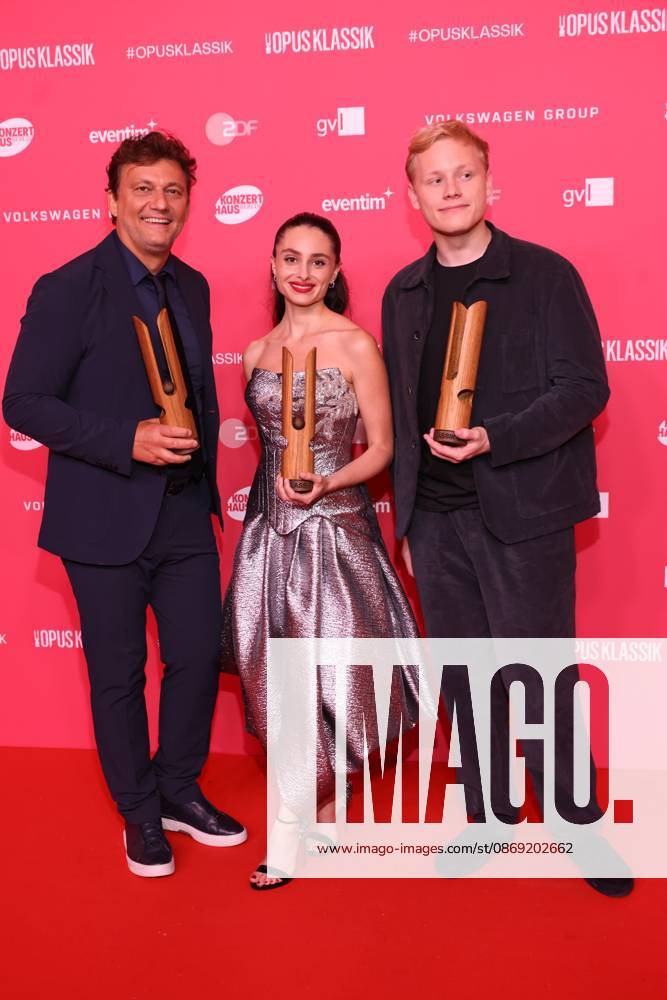 Opus Klassik 2026, Preisträger Jonas Kaufmann, Esther Abrami, Alexander Malofeev Preisträger des Opus Klassik 2026, Konzerthaus Berlin, Berlin, Datum: 11.10.2026