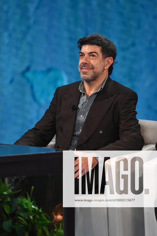 IPA89573960 - Milan, TV Show Che Tempo Che Fa - Nove. Pictured: Pierfrancesco Favino