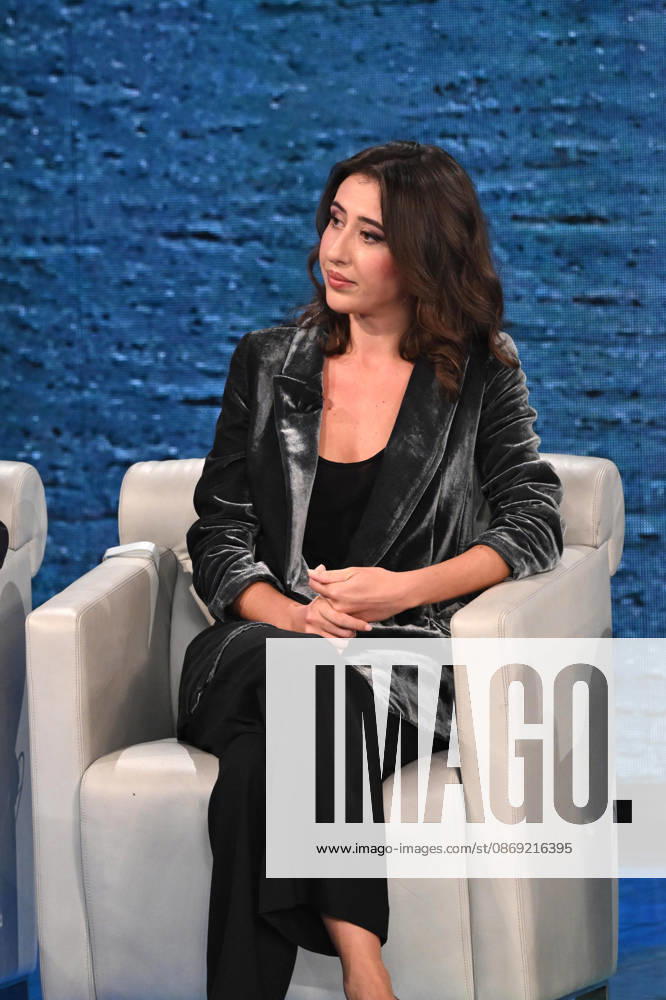 IPA89573874 - Milan, TV Show Che Tempo Che Fa - Nove. Pictured: Cecilia Sala