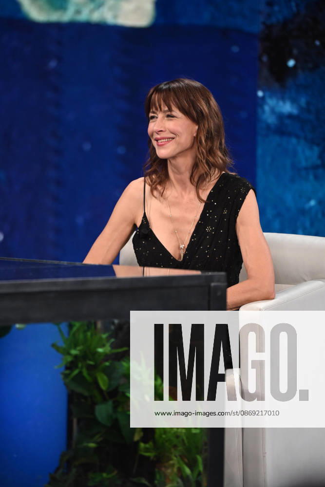 IPA89573844 - Milan, TV Show Che Tempo Che Fa - Nove. Pictured: Sophie Marceau