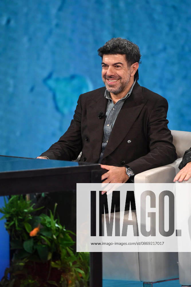 IPA89573953 - Milan, TV Show Che Tempo Che Fa - Nove. Pictured: Pierfrancesco Favino