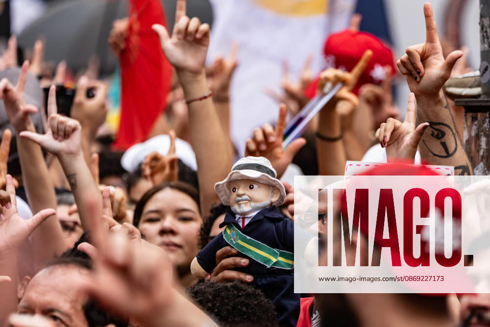 SoÂ£o Paulo, Brazil. 11 Oct 2026. The president of Brazil, Luiz InoÂ¡cio Lula da Silva (PT), takes part in a rally with supporters in SoÂ£o Paulo, Brazil, on October 11, 2026. Sao Paulo Brasil - ZUMAl146 20261011_aaf_l146_024